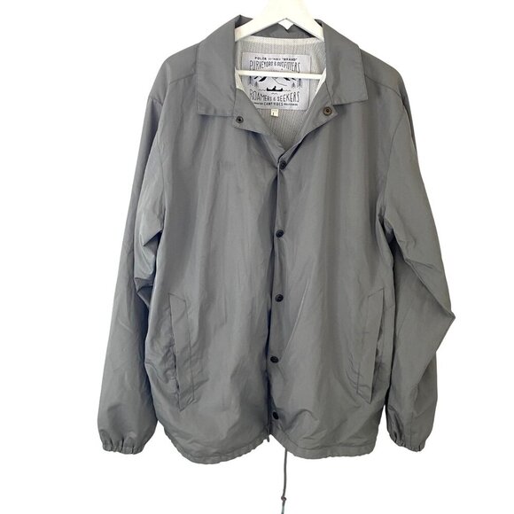 Poler Windbreaker Jacket Coat Mens L Camp Vibes Outdoor Outfitter Rain Gorpcore - Picture 2 of 14